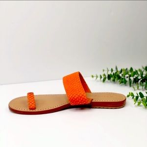 Mystique Orange Sandals Size 9